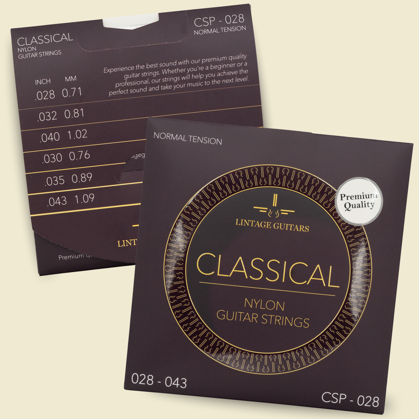 Normal Tension - CSP-028 - Gitaarsnaren - Inclusief 3 Celluloid Plectra