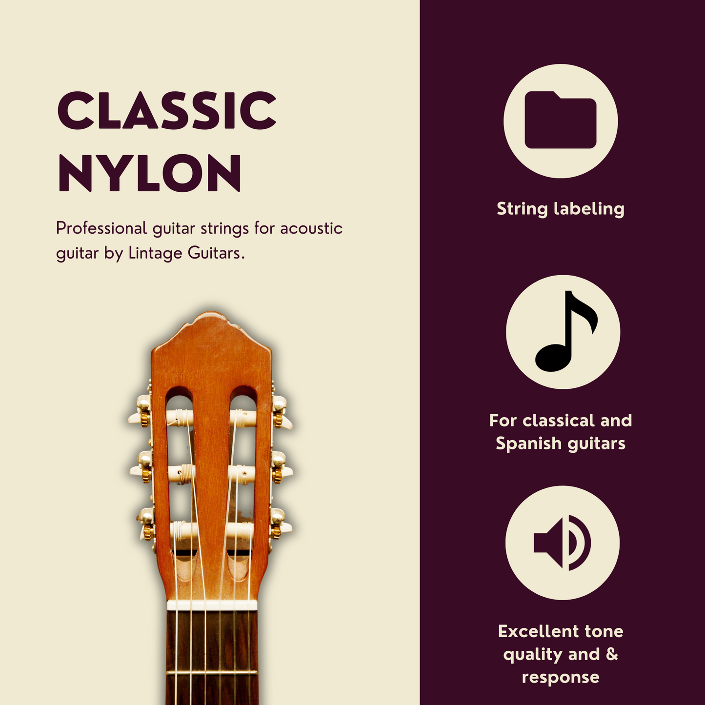 Klassieke gitaar - Nylon snaren CS-01A