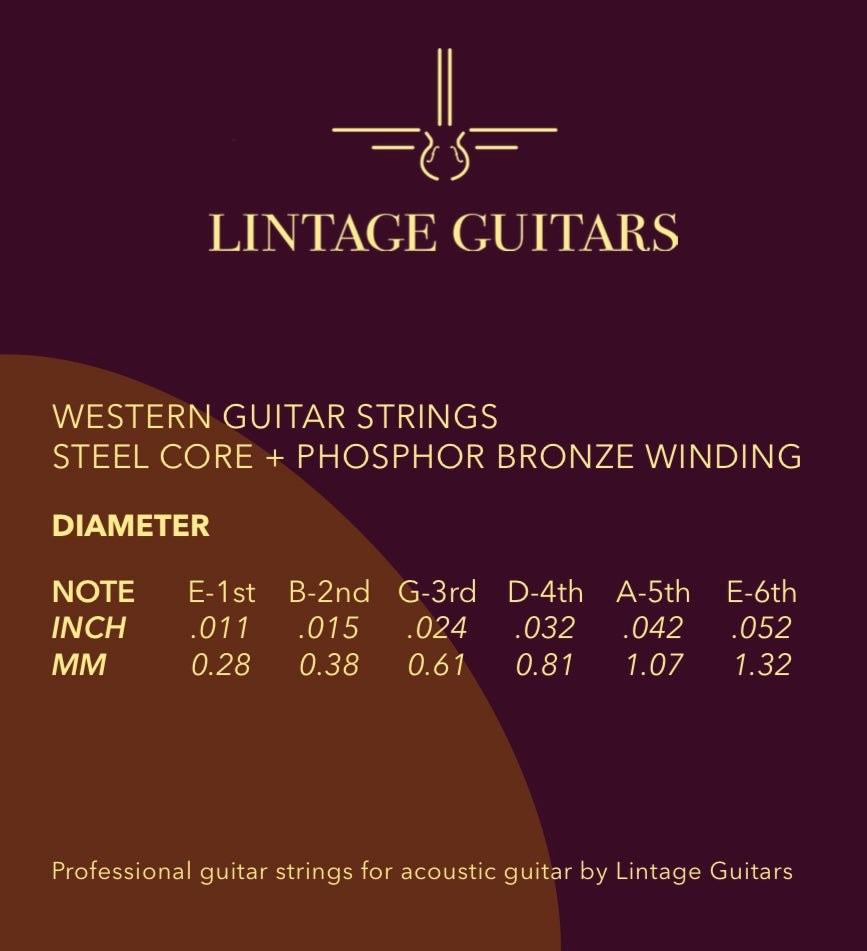 Western Gitaar snaren - Phosphor Bronze - WS-011