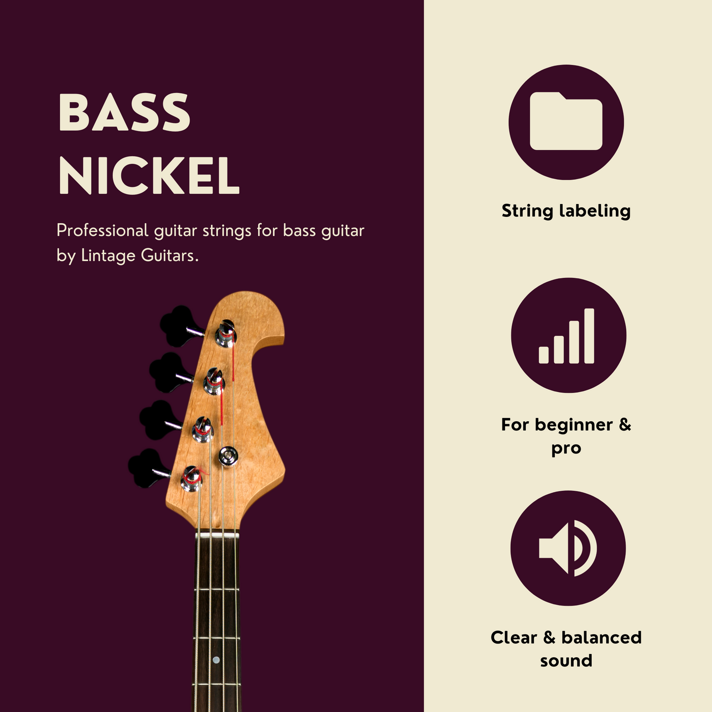 Lintage Guitars® Nickel Winding - BS-045