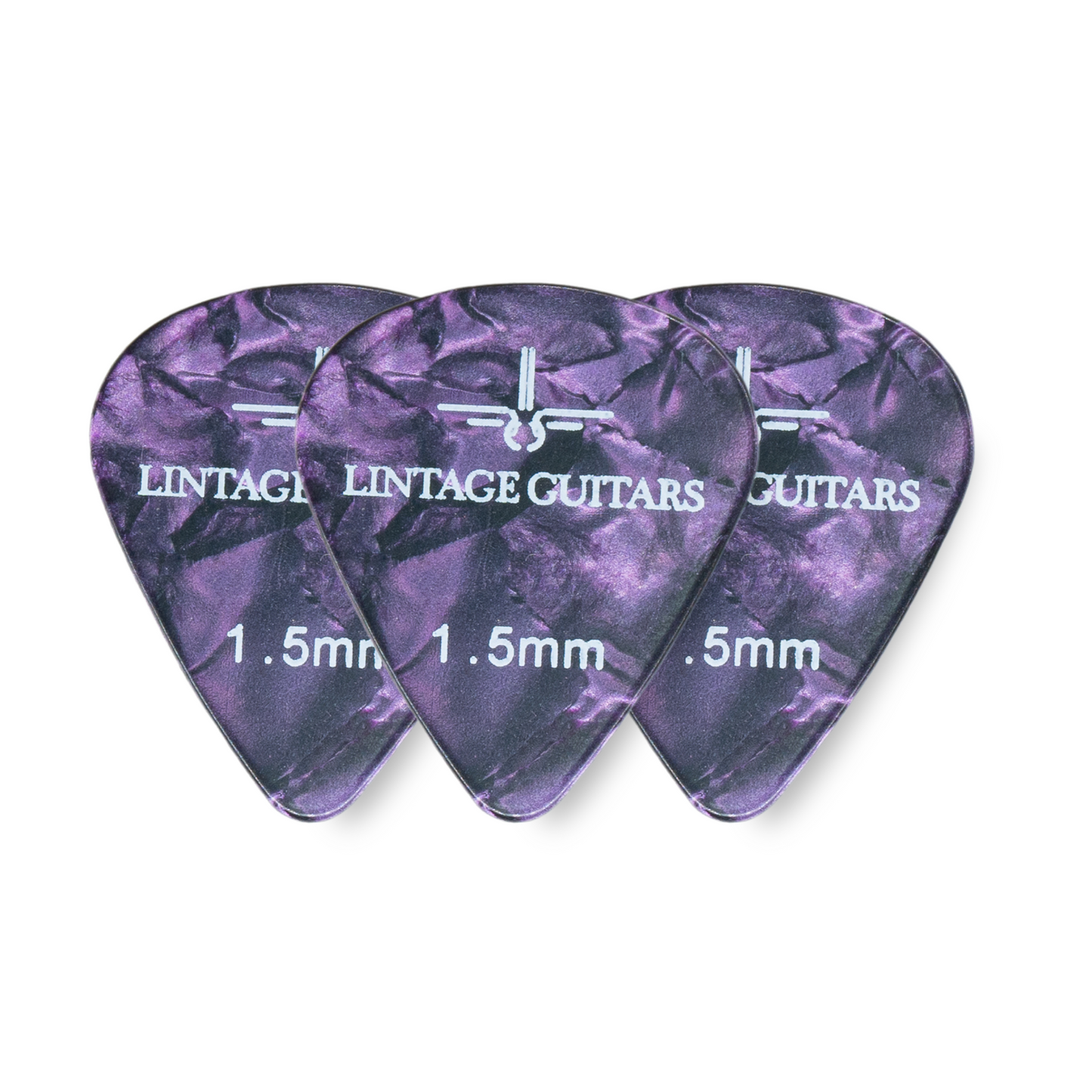 6 Stuks Plectrum Set - 1.5 Plectrum - Celluloid Guitar Picks - Lintage Guitars®