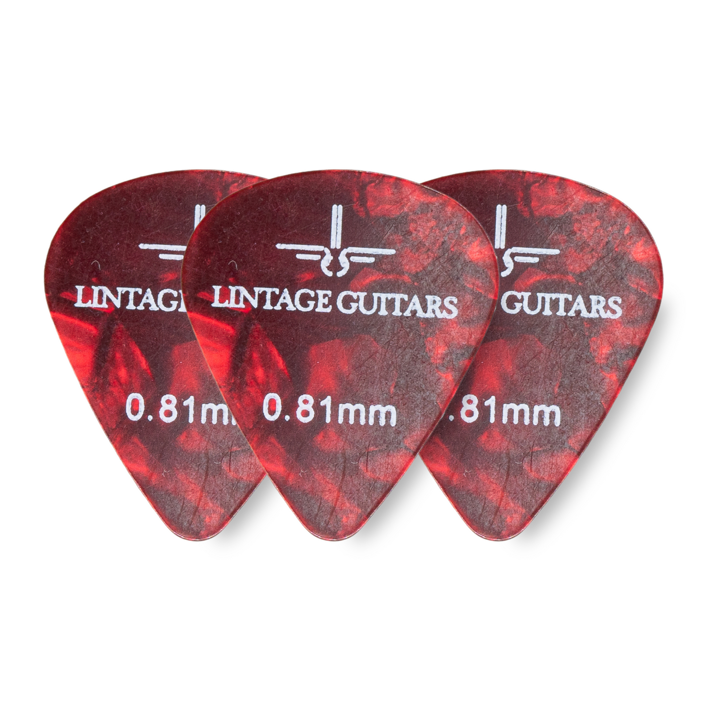 6 Stuks Plectrum Set - 0.81 Plectrum - Celluloid Guitar Picks - Lintage Guitars®