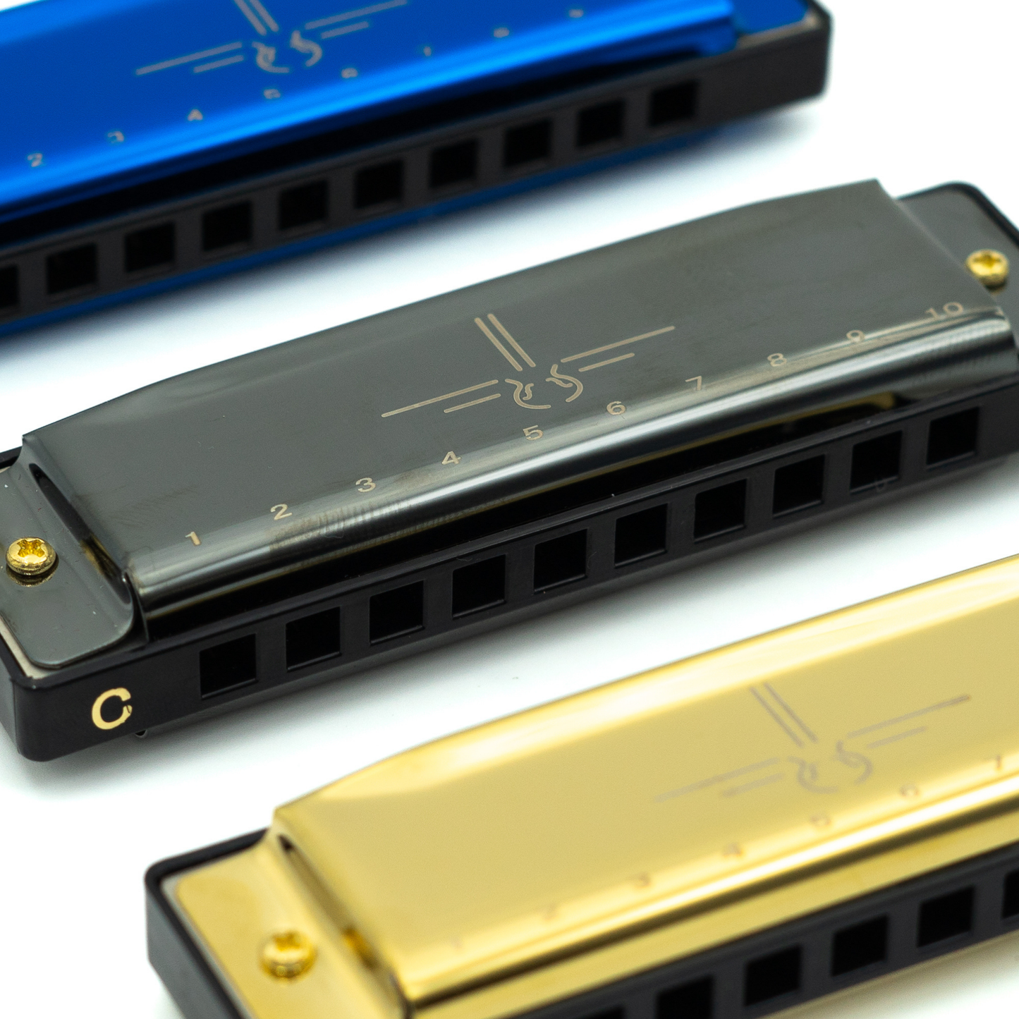 Mondharmonica C - Metallic Black - Blues Harp