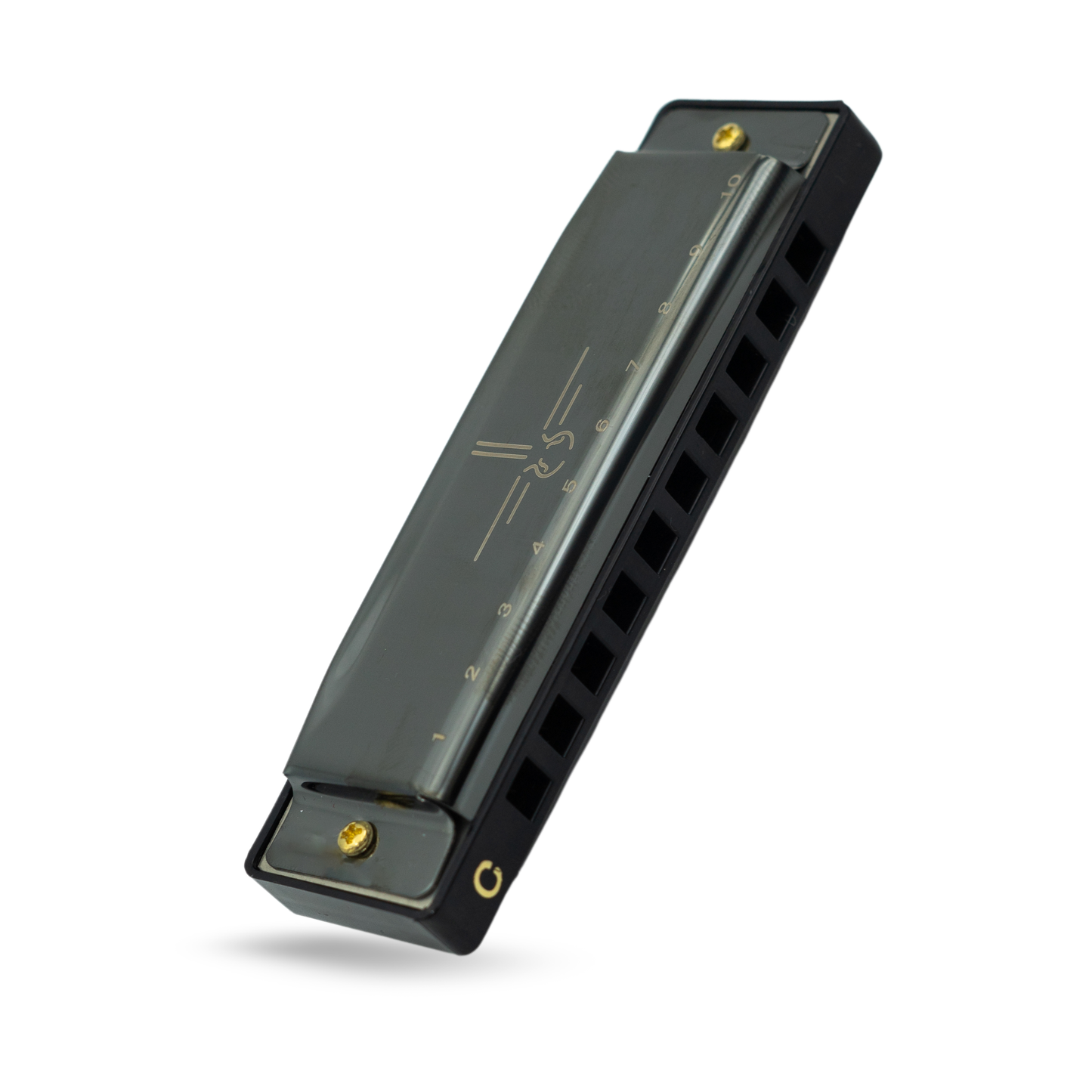 Mondharmonica C - Metallic Black - Blues Harp
