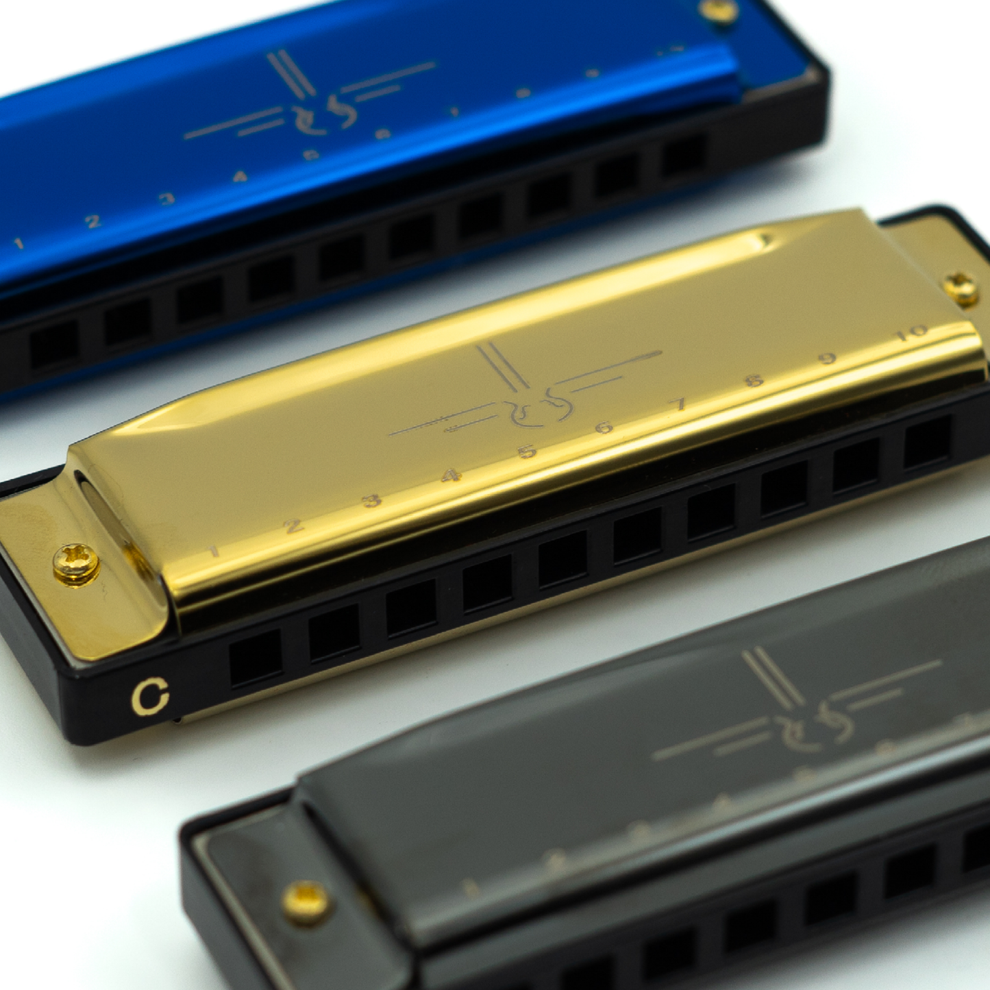 Mondharmonica C - Metallic Gold - Blues Harp