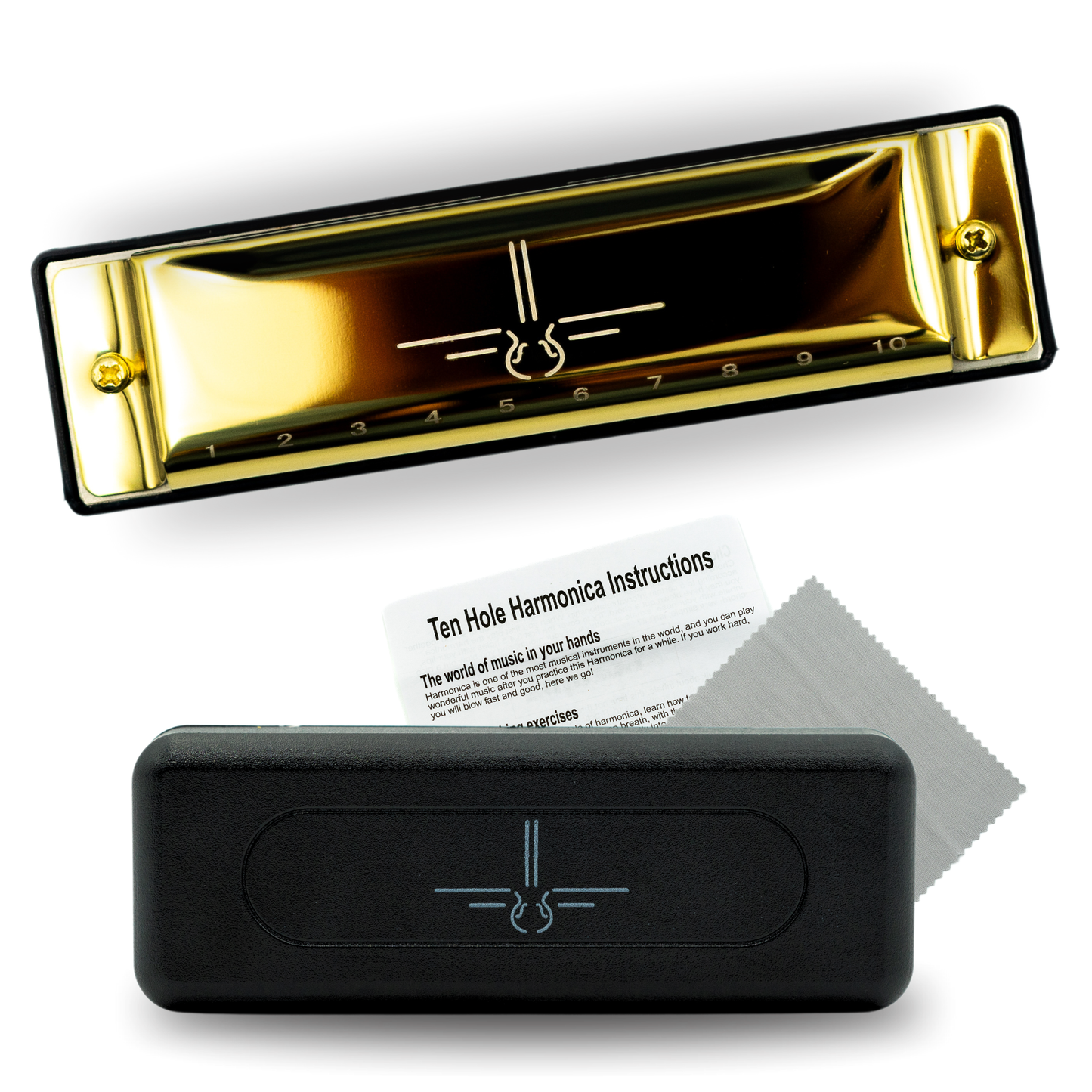 Mondharmonica C - Metallic Gold - Blues Harp