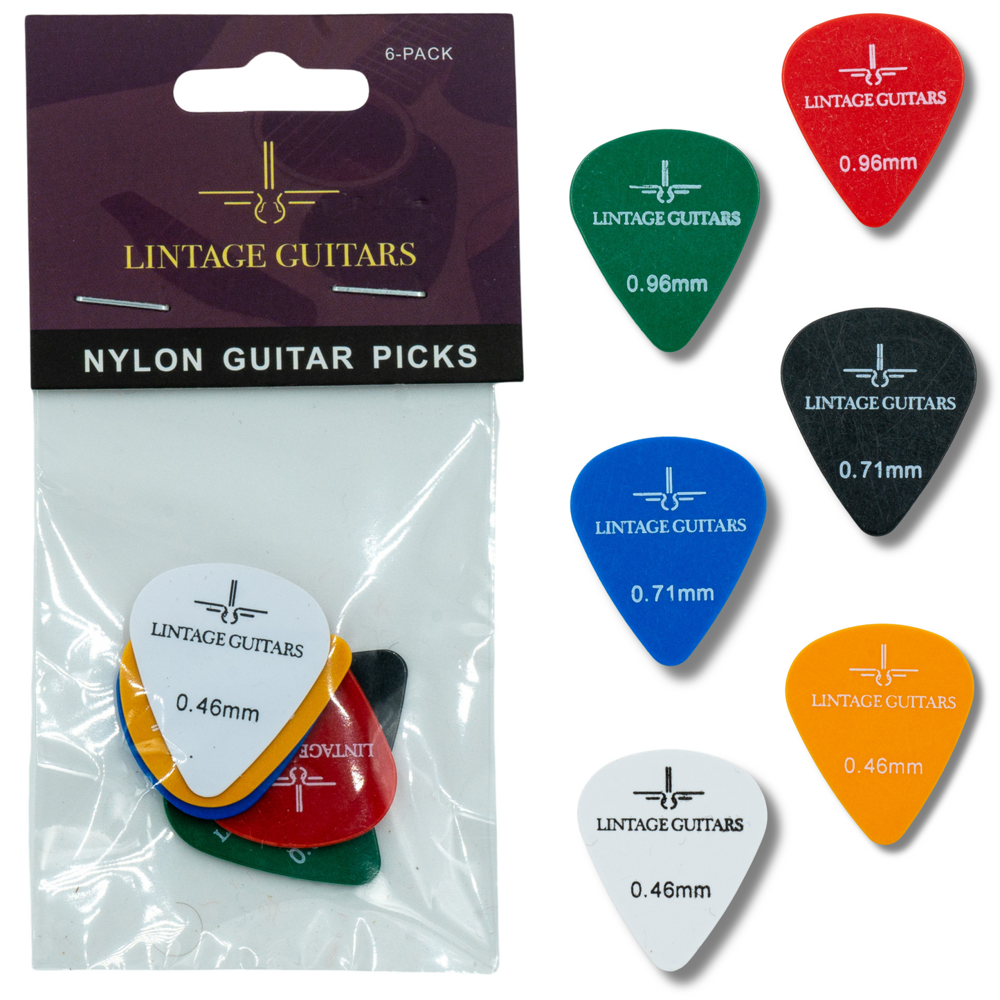 Nylon Vintage-mix 6-pack - 0.46 t/m 1.5 mm