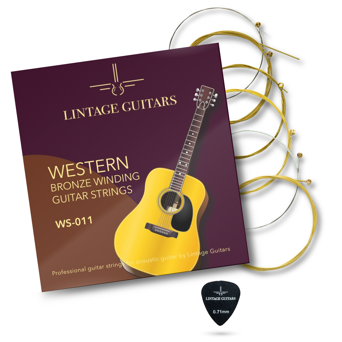 Western Gitaar snaren - Phosphor Bronze - WS-011