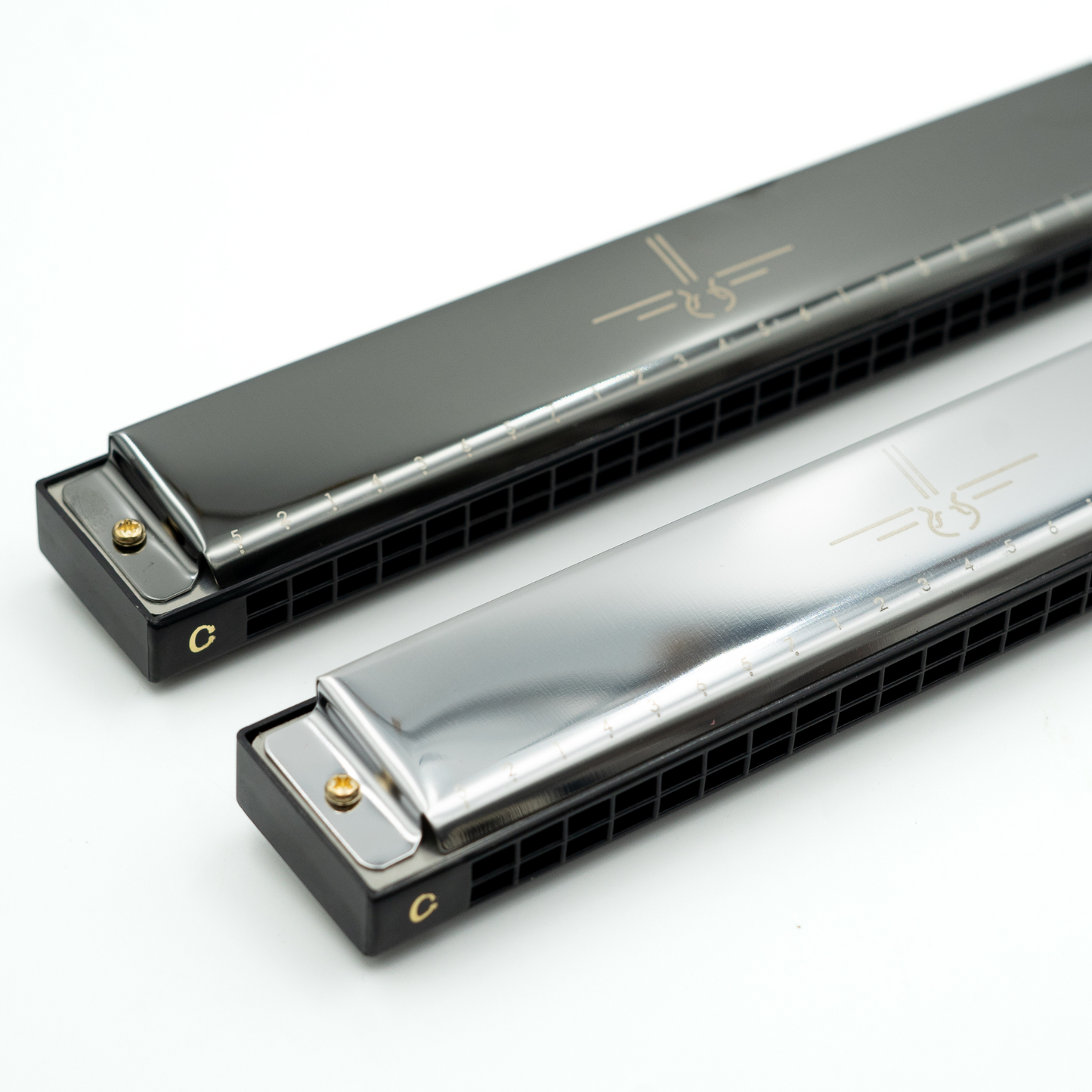 Mondharmonica C - 24 Tremolo - Metallic Zilver - Blues Harp