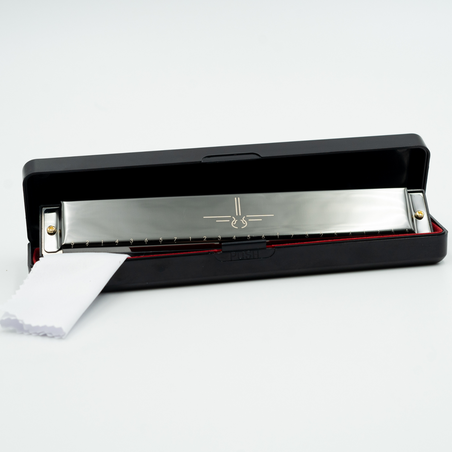 Mondharmonica C - 24 Tremolo - Metallic Black - Blues Harp