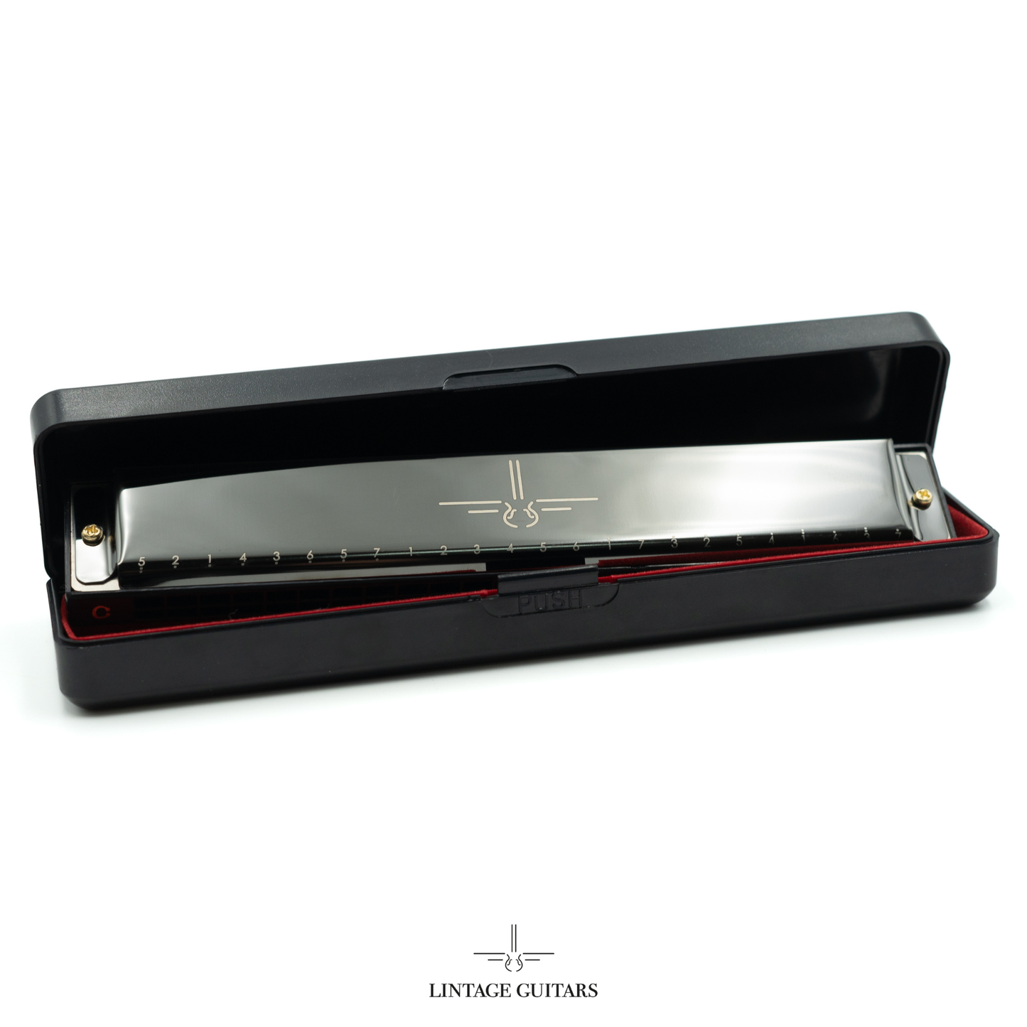 Mondharmonica C - 24 Tremolo - Metallic Black - Blues Harp