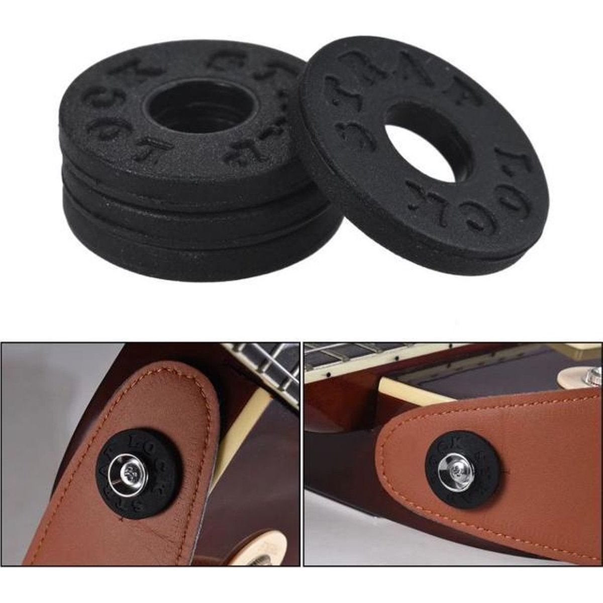 Gitaarband Strap Blocks (2 stuks)