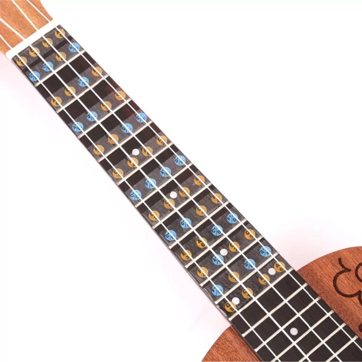 Ukulele fretboard stickers