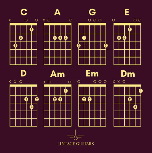 De 5 onmisbare basisakkoorden voor elke beginner.