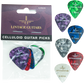 6 Stuks Celluloid Plectrum Mix - 0.46 t/m 1.50