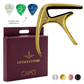 Universele Gitaar Capo - Metallic Goud