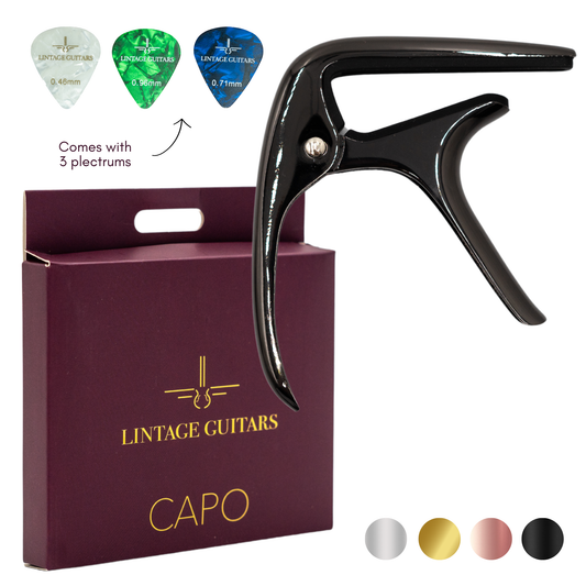 Universele Gitaar Capo - Metallic Zwart