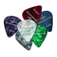 6 Stuks Celluloid Plectrum Mix - 0.46 t/m 1.50