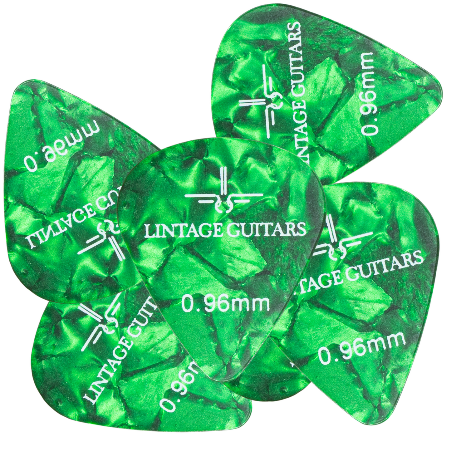 6 Stuks Plectrum Set - 0.96 Plectrum - Celluloid Guitar Picks - Lintage Guitars®