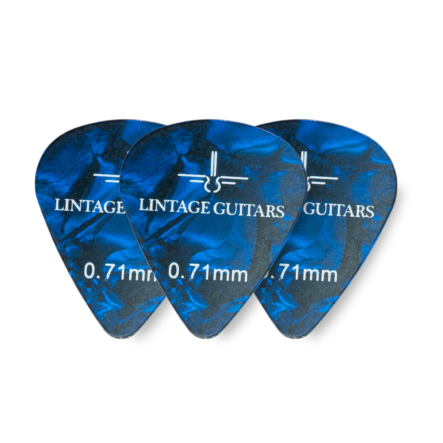 6 Stuks Plectrum Set - 0.71 Plectrum - Celluloid Guitar Picks - Lintage Guitars®