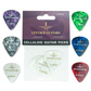 6 Stuks Celluloid Plectrum Mix - 0.46 t/m 1.50