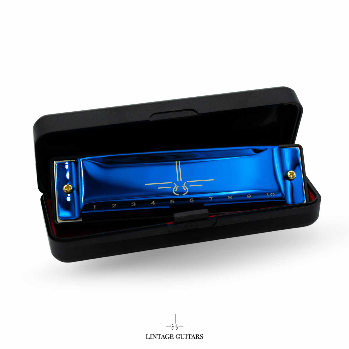 Mondharmonica C - Metallic Blue - Blues Harp