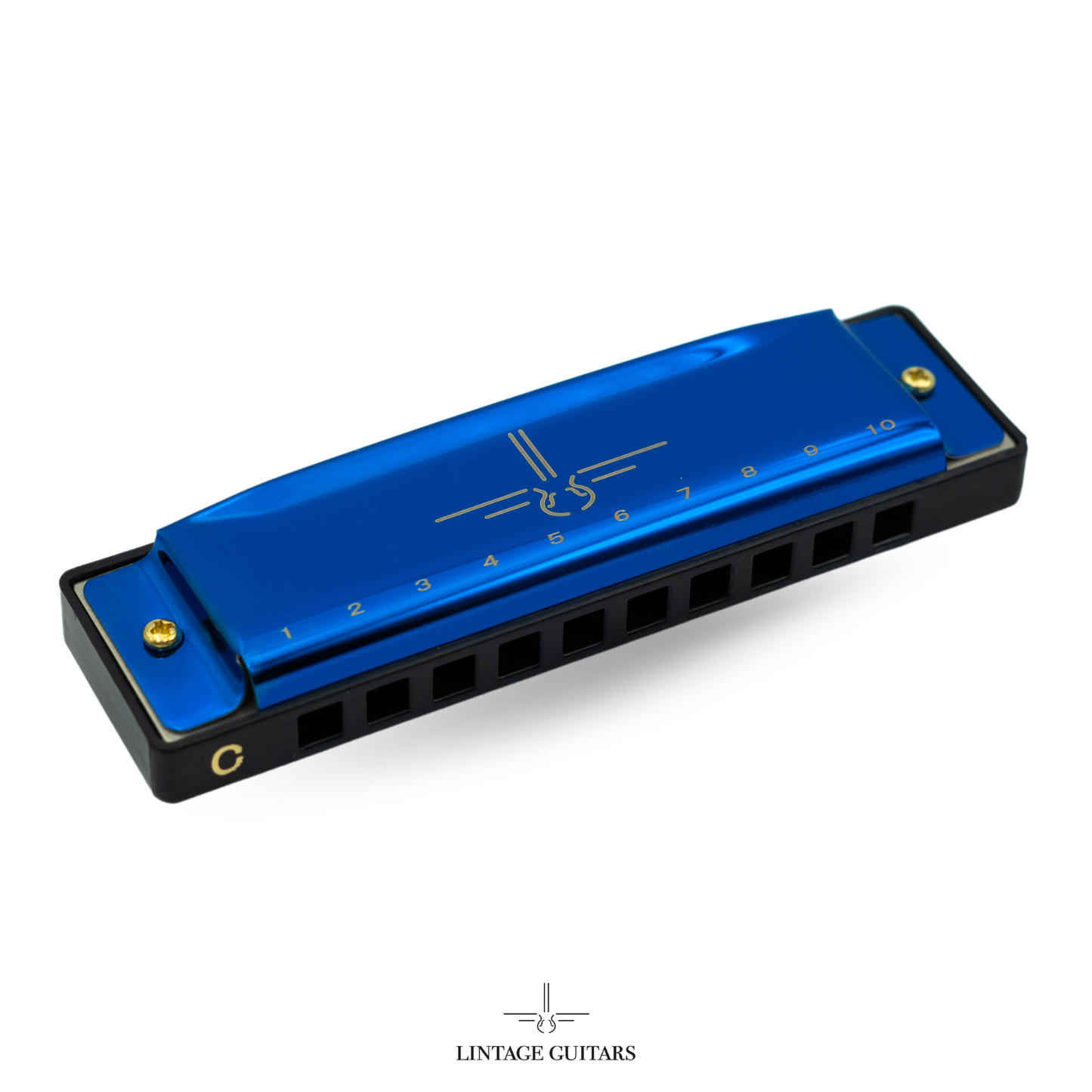 Mondharmonica C - Metallic Blue - Blues Harp