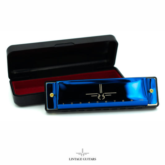 Mondharmonica C - Metallic Blue - Blues Harp