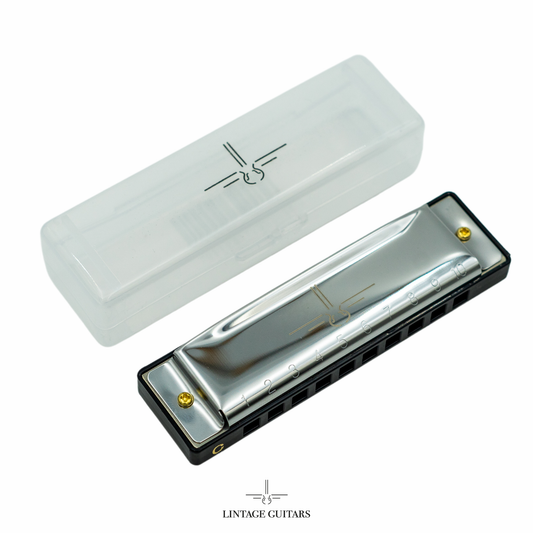 Mondharmonica C - Blues Harp - Silver