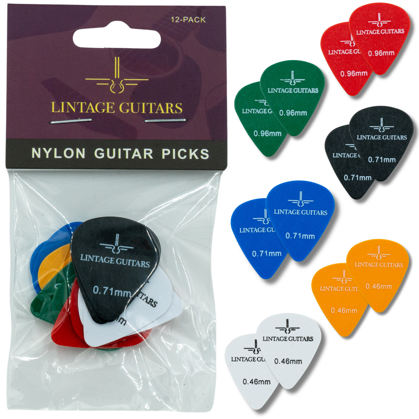 Nylon Vintage-mix 12-pack - 0.46 t/m 1.5 mm