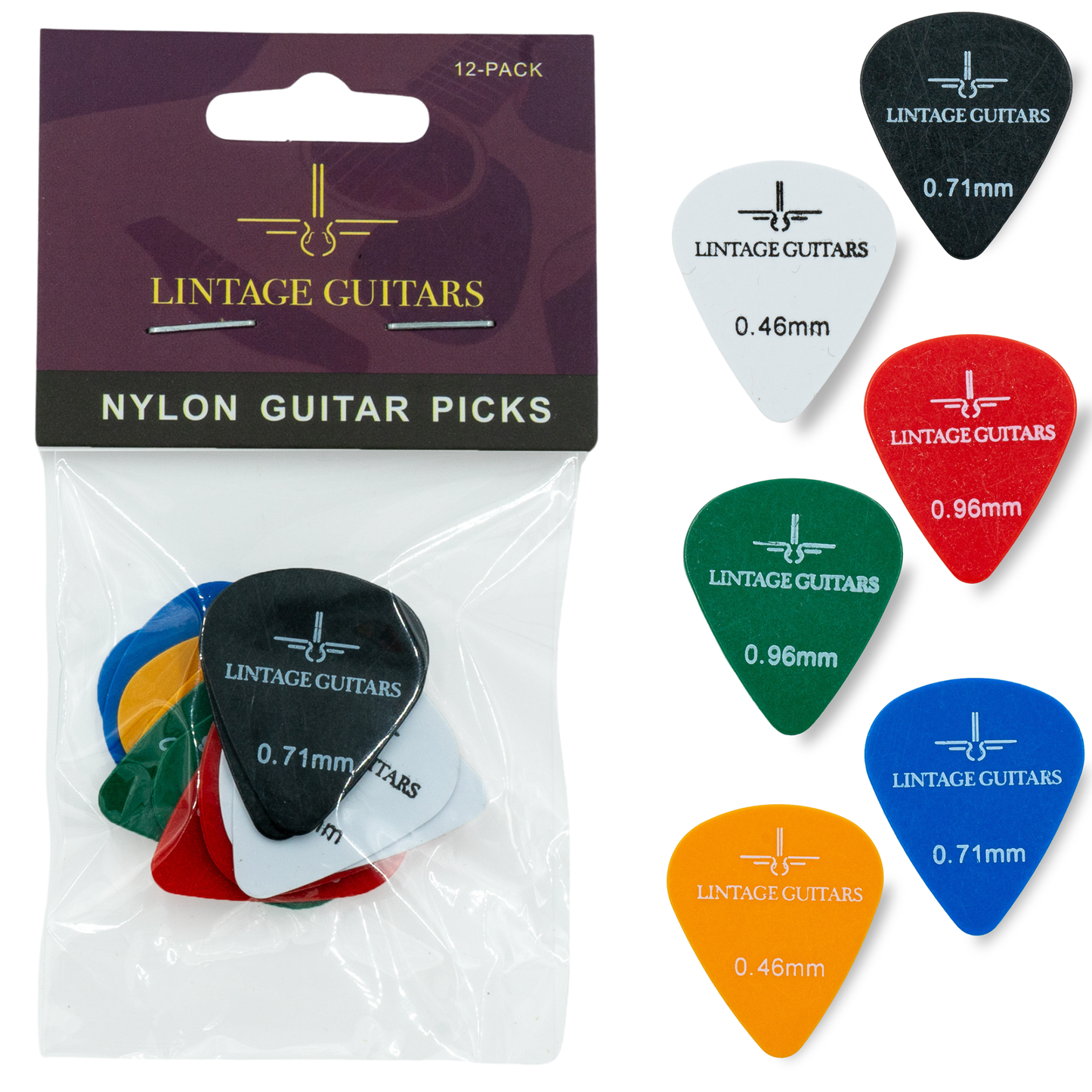 Nylon Vintage-mix 12-pack - 0.46 t/m 1.5 mm