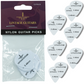 12 Stuks Plectrum Set - White - 0.46