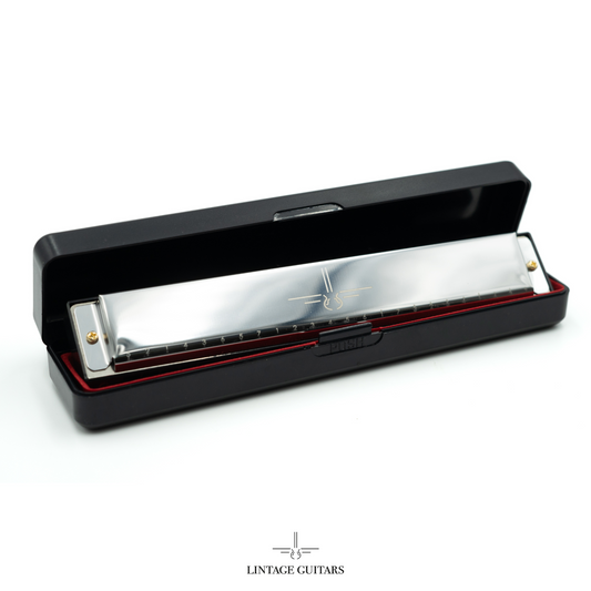 Mondharmonica C - 24 Tremolo - Metallic Zilver - Blues Harp